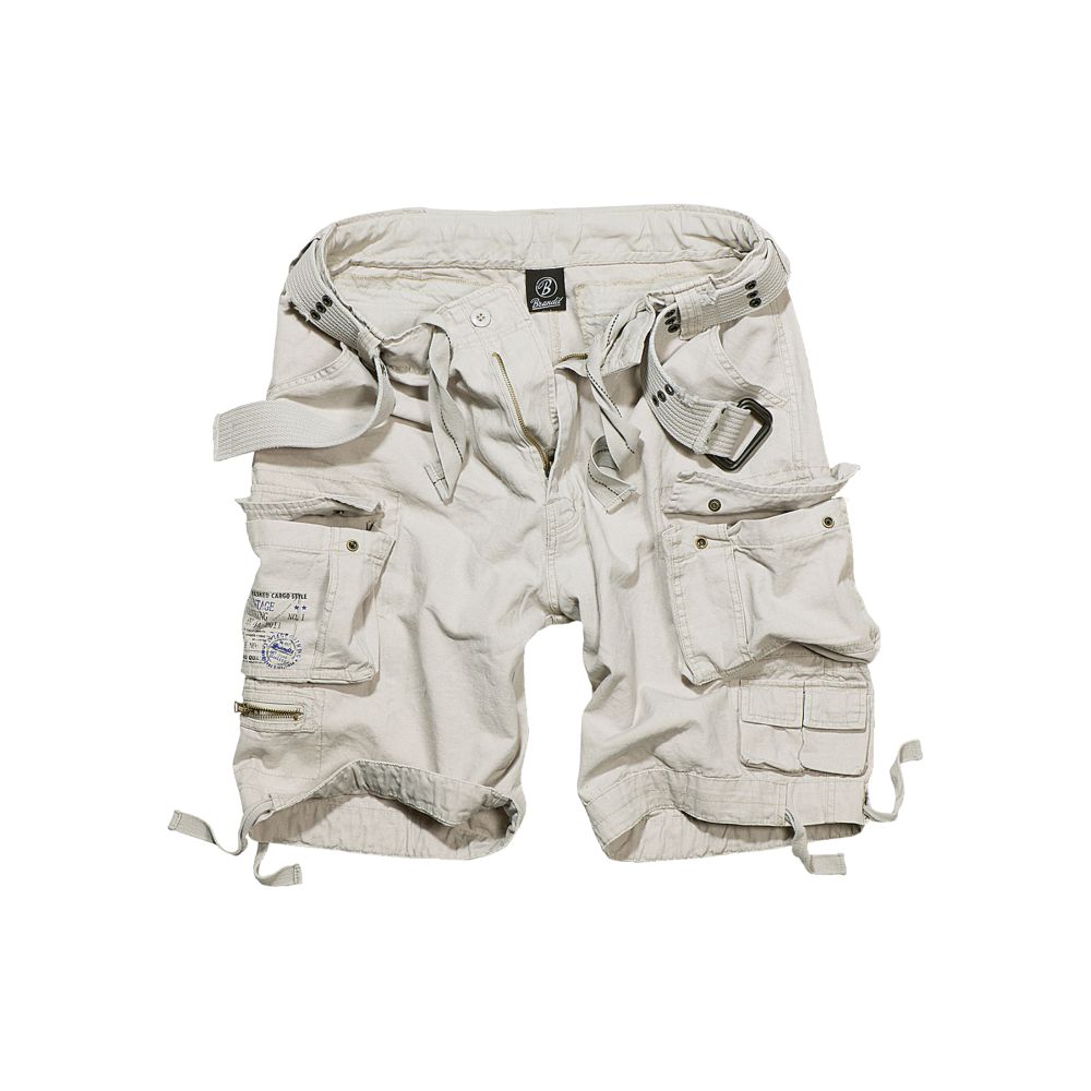 Brandit - Savage Vintage Cargo Cargo Shorts - White